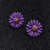 Blue Flower Earrings